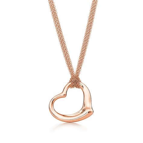 tiffany mesh necklace replica|tiffany elsa peretti heart necklace.